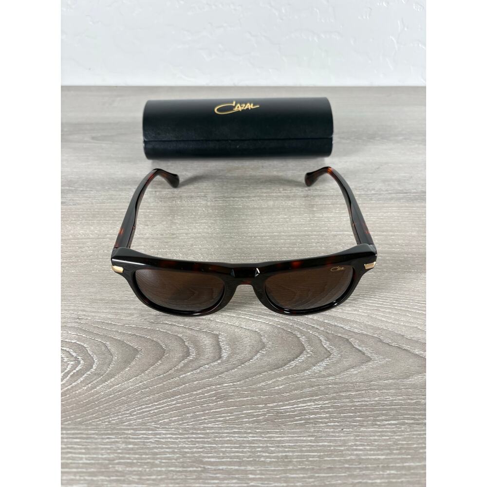 Cazal Model 8041 Tortoise Shell Black‎ Brown Unisex Sunglasses- NEW